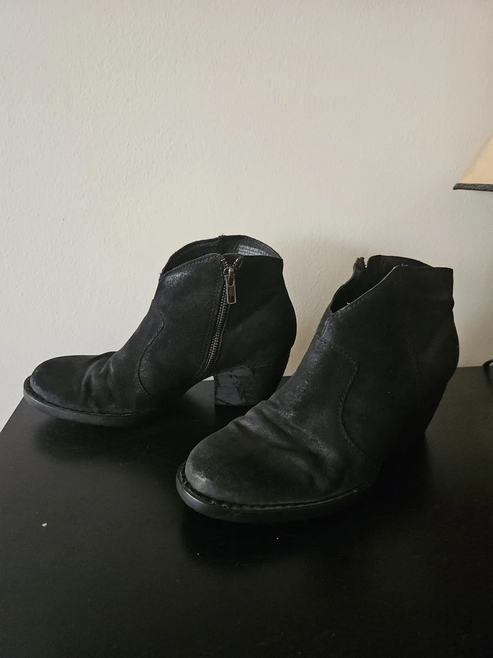 Born suede scuffed